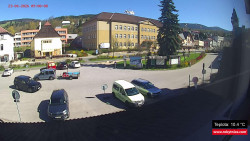 Střed obce Rokytnice nad Jizerou