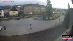 Střed obce Rokytnice nad Jizerou