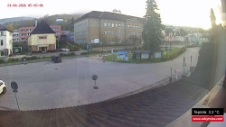 Střed obce Rokytnice nad Jizerou