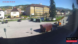 Střed obce Rokytnice nad Jizerou