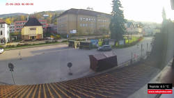 Střed obce Rokytnice nad Jizerou