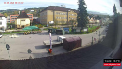 Střed obce Rokytnice nad Jizerou