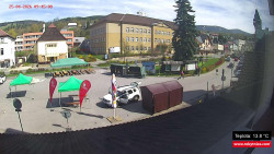 Střed obce Rokytnice nad Jizerou