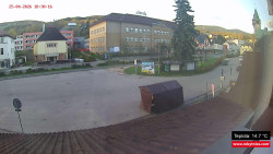 Střed obce Rokytnice nad Jizerou