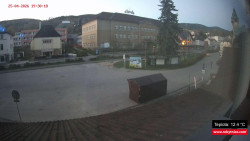 Střed obce Rokytnice nad Jizerou