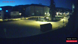 Střed obce Rokytnice nad Jizerou