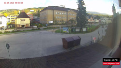 Střed obce Rokytnice nad Jizerou