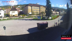 Střed obce Rokytnice nad Jizerou