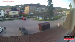 Střed obce Rokytnice nad Jizerou