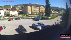 Střed obce Rokytnice nad Jizerou