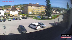 Střed obce Rokytnice nad Jizerou