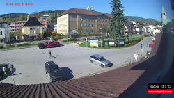 Střed obce Rokytnice nad Jizerou