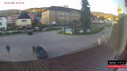 Střed obce Rokytnice nad Jizerou