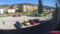 Střed obce Rokytnice nad Jizerou