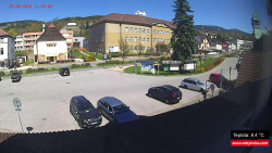 Střed obce Rokytnice nad Jizerou