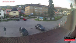 Střed obce Rokytnice nad Jizerou