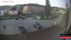 Střed obce Rokytnice nad Jizerou