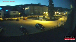 Střed obce Rokytnice nad Jizerou