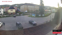 Střed obce Rokytnice nad Jizerou