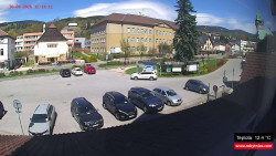 Střed obce Rokytnice nad Jizerou