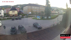 Střed obce Rokytnice nad Jizerou