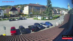 Střed obce Rokytnice nad Jizerou