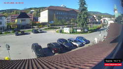 Střed obce Rokytnice nad Jizerou