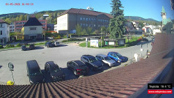 Střed obce Rokytnice nad Jizerou
