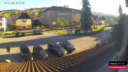 Střed obce Rokytnice nad Jizerou