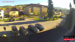 Střed obce Rokytnice nad Jizerou