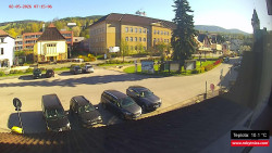 Střed obce Rokytnice nad Jizerou