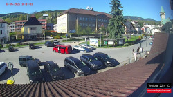 Střed obce Rokytnice nad Jizerou