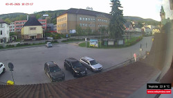 Střed obce Rokytnice nad Jizerou