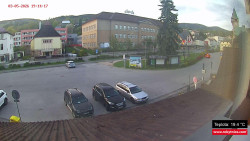Střed obce Rokytnice nad Jizerou