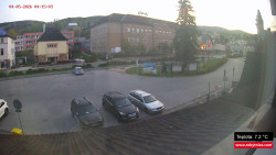 Střed obce Rokytnice nad Jizerou