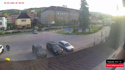Střed obce Rokytnice nad Jizerou