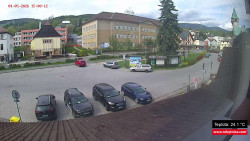Střed obce Rokytnice nad Jizerou