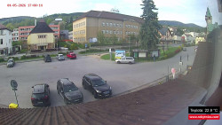 Střed obce Rokytnice nad Jizerou