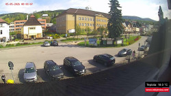 Střed obce Rokytnice nad Jizerou