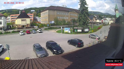Střed obce Rokytnice nad Jizerou