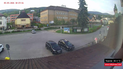 Střed obce Rokytnice nad Jizerou