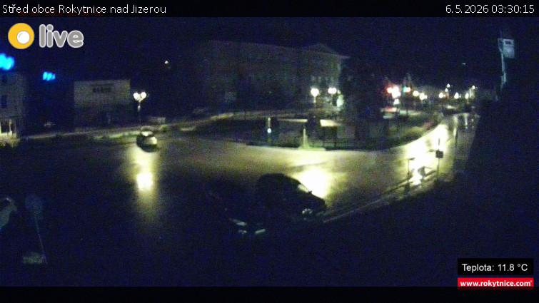 Město Rokytnice nad Jizerou - Střed obce Rokytnice nad Jizerou - 6.5.2026 v 03:30