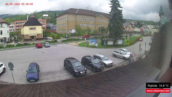 Střed obce Rokytnice nad Jizerou