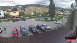 Střed obce Rokytnice nad Jizerou
