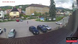 Střed obce Rokytnice nad Jizerou