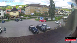 Střed obce Rokytnice nad Jizerou