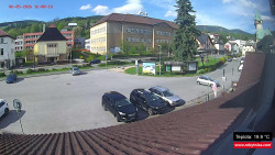 Střed obce Rokytnice nad Jizerou