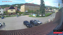 Střed obce Rokytnice nad Jizerou