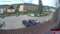 Střed obce Rokytnice nad Jizerou