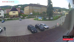 Střed obce Rokytnice nad Jizerou